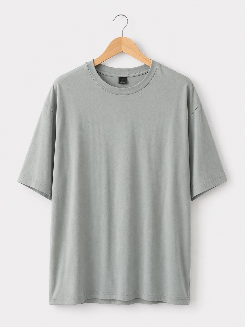 Men's Crew Neck Short Sleeve Tee in Light Sage